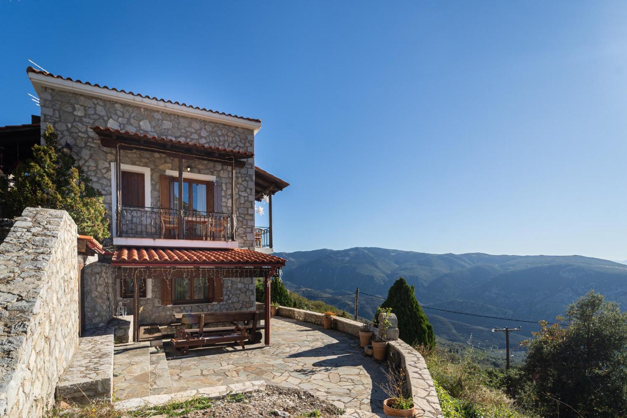 Rock Dandy Deluxe Chalet In Arachova - Delphi, Sauna, Prv Parking, Amazing View Exteriör bild
