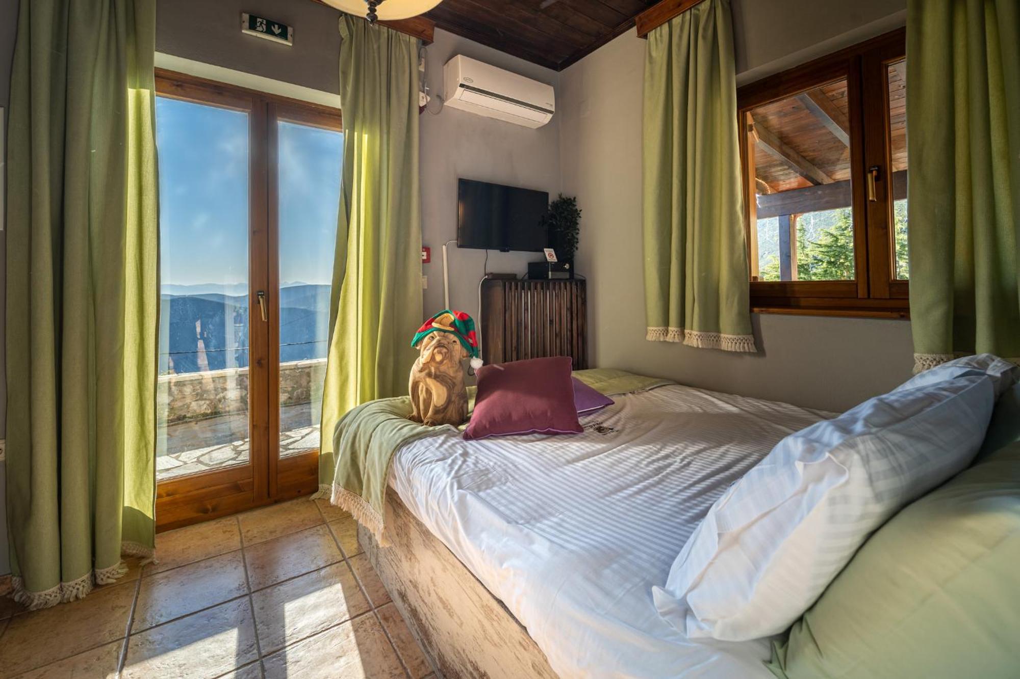 Rock Dandy Deluxe Chalet In Arachova - Delphi, Sauna, Prv Parking, Amazing View Exteriör bild