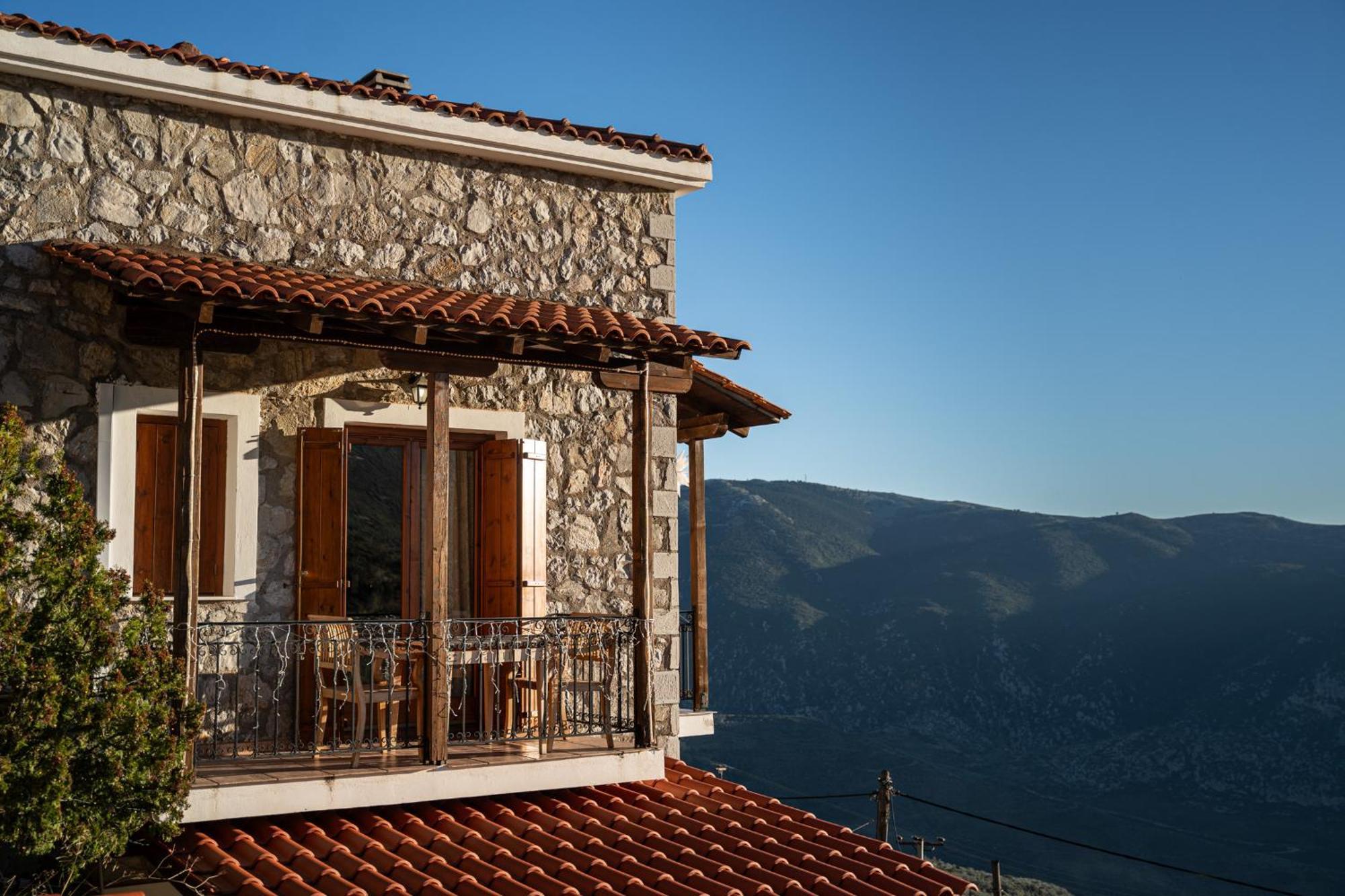 Rock Dandy Deluxe Chalet In Arachova - Delphi, Sauna, Prv Parking, Amazing View Exteriör bild